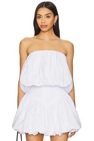 Lissett Poplin Balloon Top Bardot