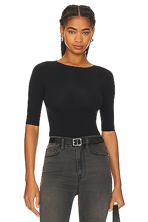 Ballet Boatneck Bodysuit Commando