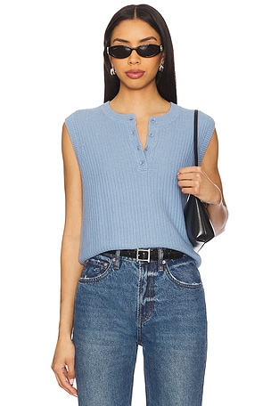 Frampton Henley Vest Stitches & Stripes